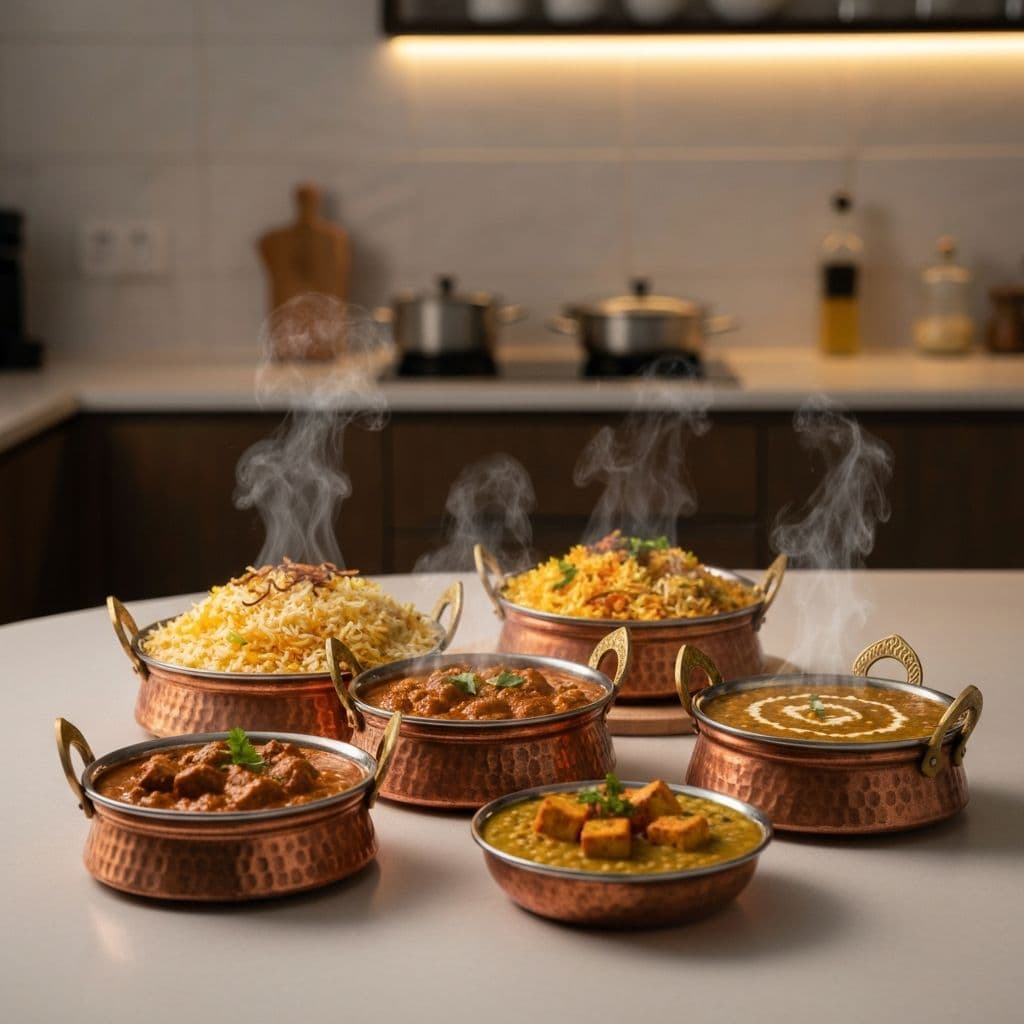 Homemade vegetarian ready-to-eat and instant products