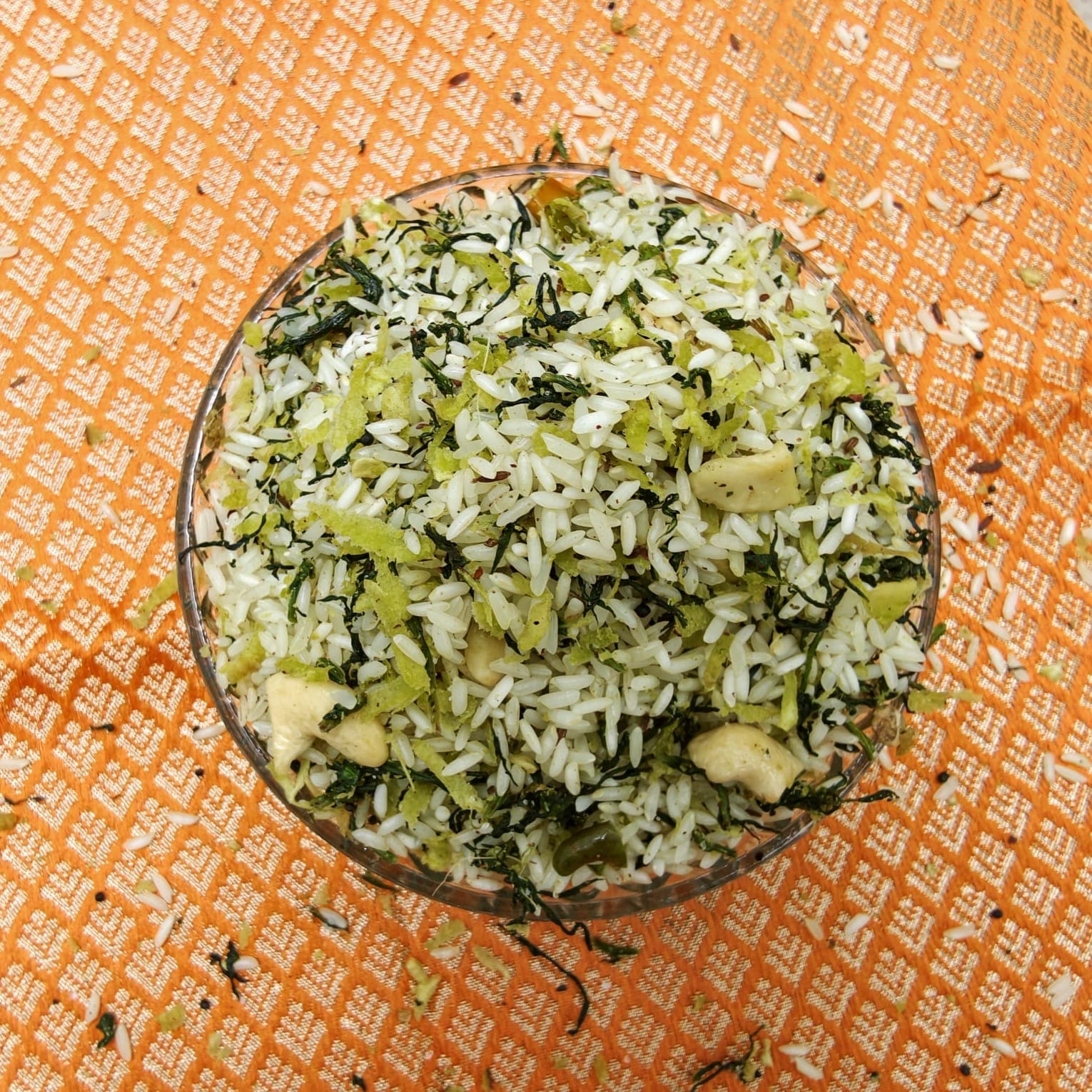 Instant Palak Rice 1